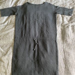 Black Crane Slim Dress